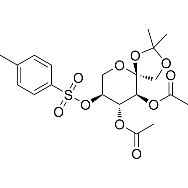 3,4-Di-O-acetyl-1,2-O-isopropylidene-5-O-tosyl-α-L-sorbose 53821-66-2